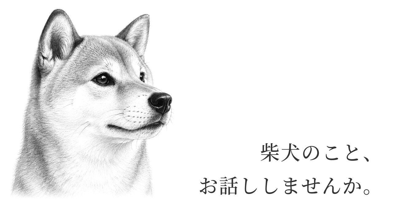 柴犬のこと、お話ししませんか。
